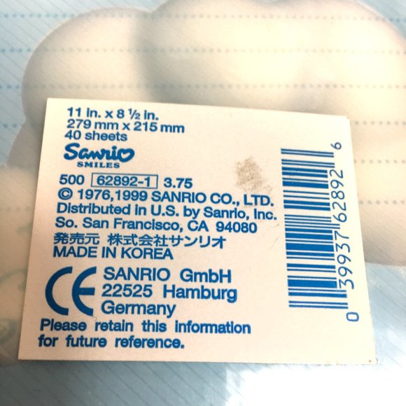 SANRIO Hello Kitty Wirebound Notebook NWT VTG - Picture 12 of 12